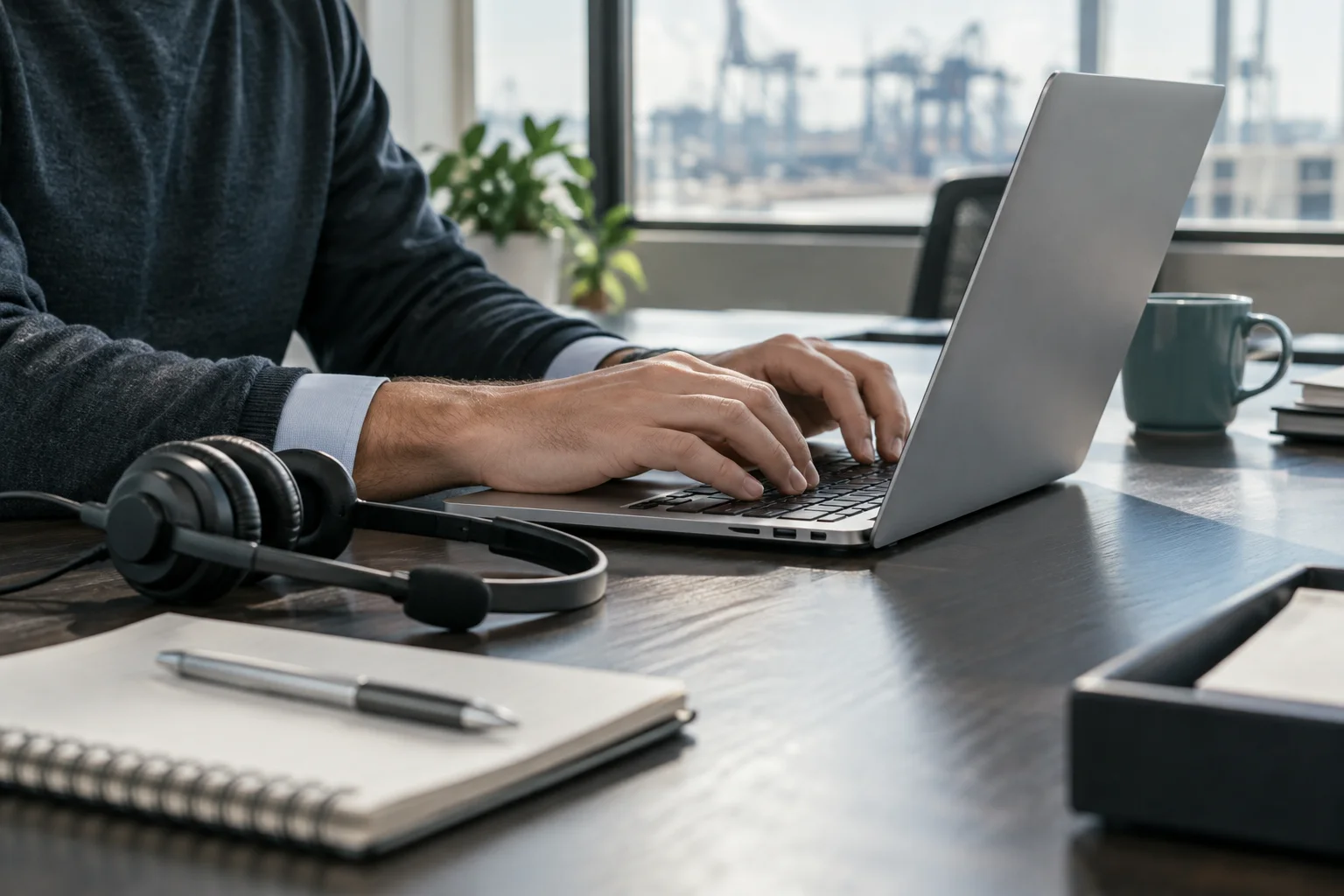 procurement consultant preparing an email